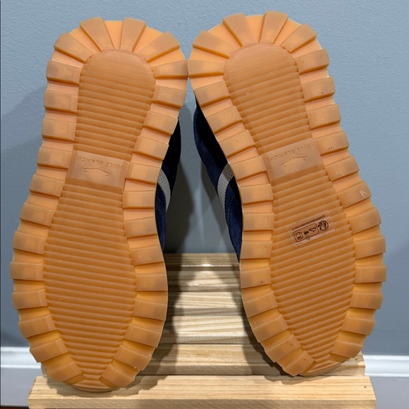 Voile Blanche Navy Suede Sneakers EU 37 / US 6.5 Italian Designer - Picture 8 of 10